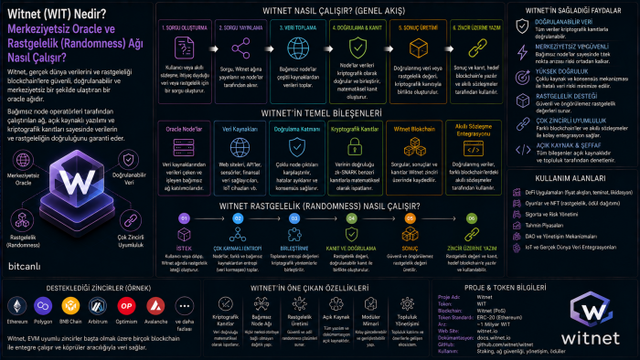 Witnet (WIT) Nedir? Merkeziyetsiz Oracle ve Rastgelelik (Randomness) Ağı Nasıl Çalışır?